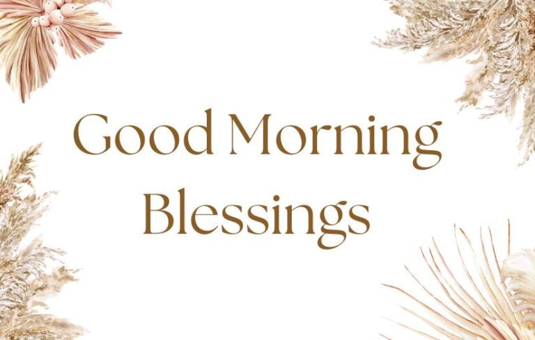 Good Morning Blessings